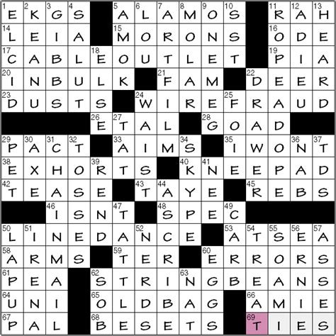 monogram ikes crossword.